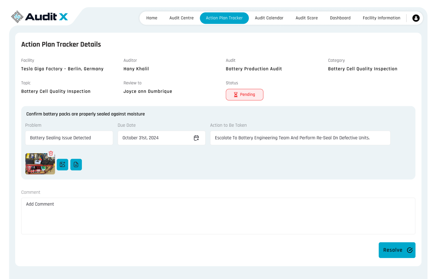 Action Tracking