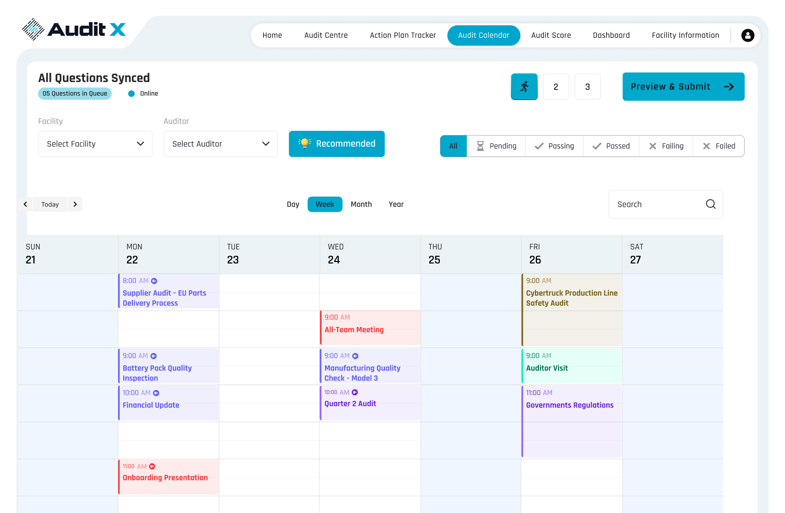 Calendar & Scheduling